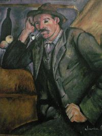 D'après le fumeur de Pipe de Paul Cézanne