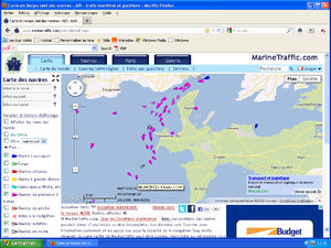 Brest 2012 19 juillet Marine traffic 11 h 30.jpg