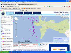 Brest 2012 19 juillet Marine traffic 12 h 30.jpg