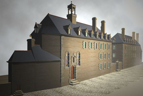 Modélisation 3D du Refuge Royal par Daniel Larvor