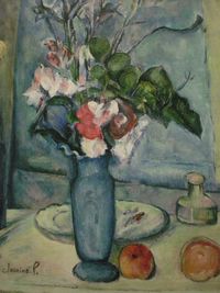D'après le vase bleu de Paul Cézanne