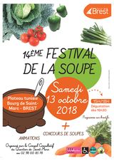 Affiche du 14ème festival de la soupe 2018