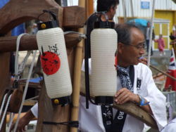 masanori Tsugane à bord du Takeru