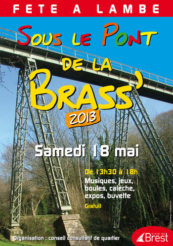 Affiche de la fête du Pont de la Brass' 2013
