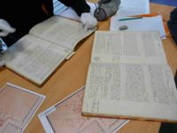 Registres d'état civil du 19ème siècle conservés à la médiathèque de Landerneau