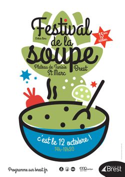 Affiche du 15ème festival de la soupe 2019